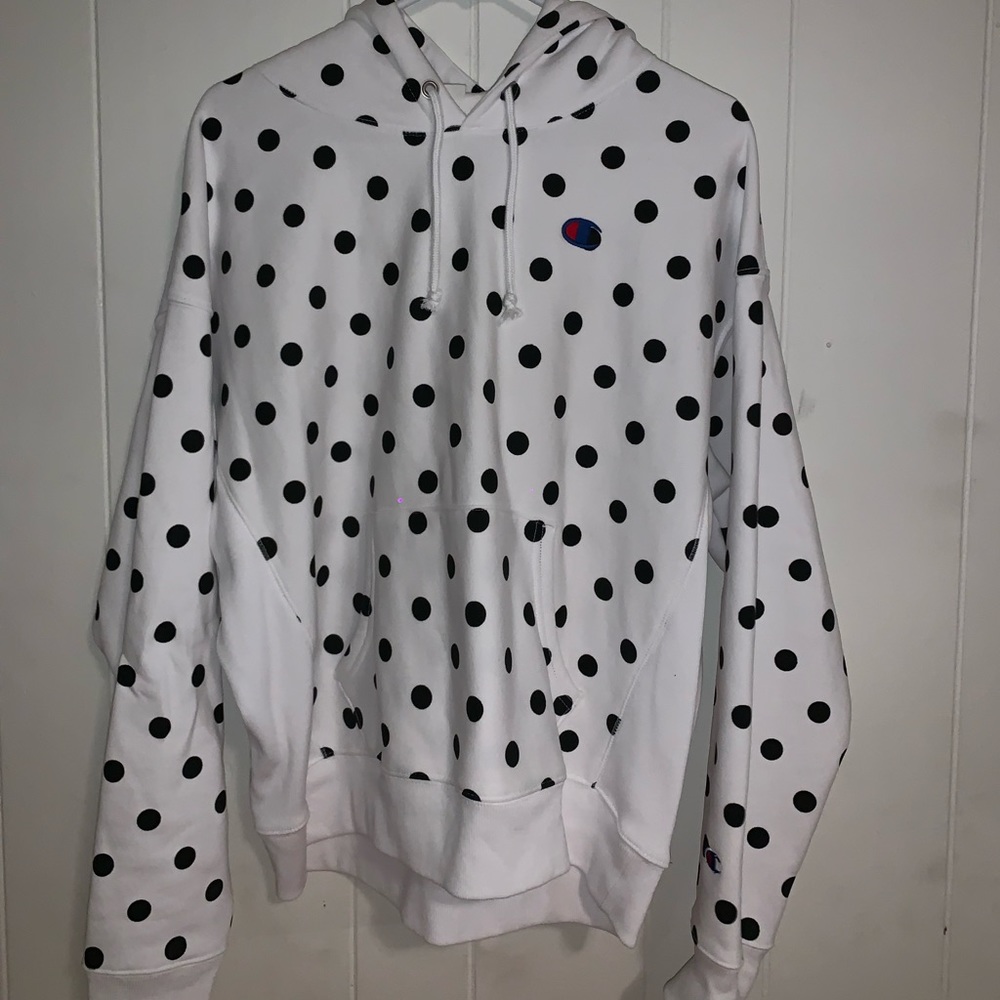 Champion polka dot hoodie